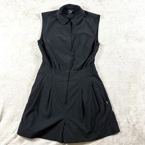 ATHLETA Brooklyn Utility Romper XS Black Shorts